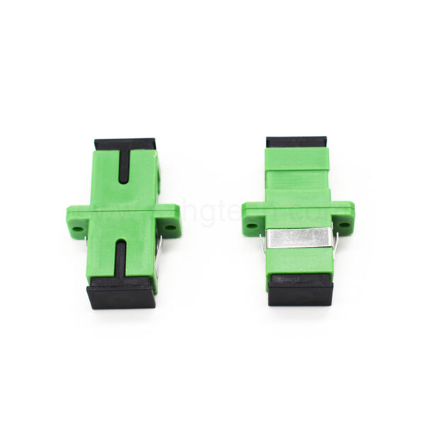 Green Color Simplex SC apc Fiber Optic Adapter