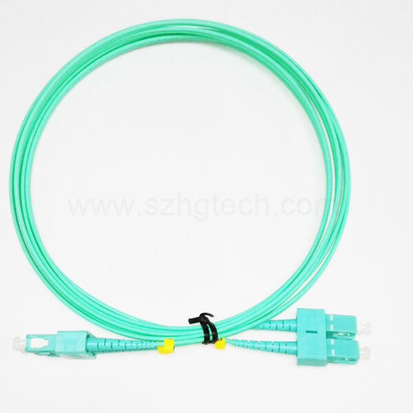 sc om3 duplex fiber patch cable